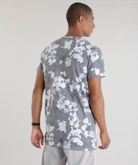 Camiseta-Longa-Estampada-Floral-Cinza-8640027-Cinza_2