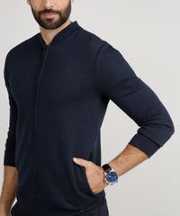 Jaqueta-Bomber-Masculina-Slim-em-Moletom-Canelado-Azul-Marinho-9782698-Azul_Marinho_4