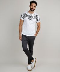 Camiseta-Masculina-Slim-Arabescos-Manga-Curta-Gola-Careca-Branca-9867725-Branco_3