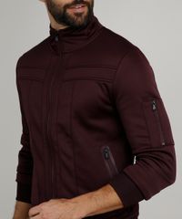 Jaqueta-Masculina-Slim-com-Recortes-e-Bolsos-Gola-Alta-Vinho-9782699-Vinho_4