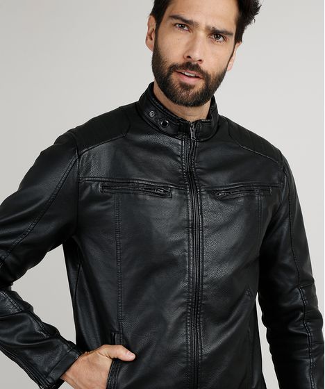 jaqueta masculina biker