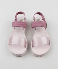 Papete-Feminina-Zaxy-Way-Transparente-com-Velcro-Rose-9941626-Rose_5
