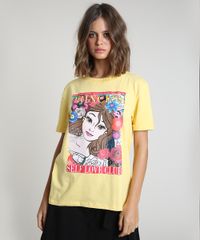 Blusa-Feminina-Bela-Manga-Curta-Decote-Redondo-Amarela-9897593-Amarelo_1