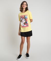 Blusa-Feminina-Bela-Manga-Curta-Decote-Redondo-Amarela-9897593-Amarelo_3
