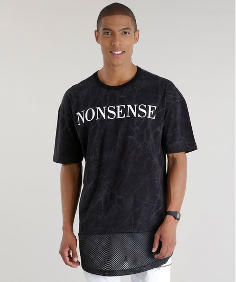 Camiseta-Longa--Nonsense--Preta-8603978-Preto_1