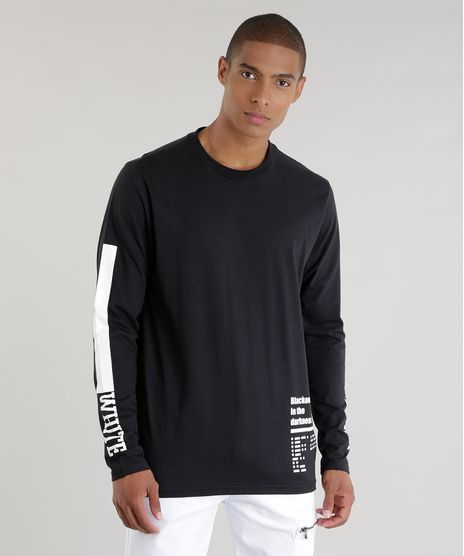 Camiseta-Longa--Blackout-Lonely--Preta-8603758-Preto_1