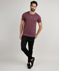 Camiseta-Masculina-Slim--I-Don-t-Care--Manga-Curta-Gola-Careca-Vinho-9926188-Vinho_3