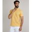 Polo-Masculina-Comfort-em-Piquet-Estampada-Mini-Print-Manga-Curta-Amarela-9869040-Amarelo_1