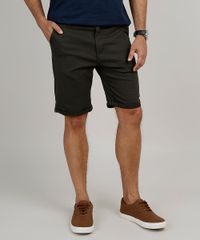 Bermuda-Masculina-Slim-Chino-Verde-Escuro-9907466-Verde_Escuro_1