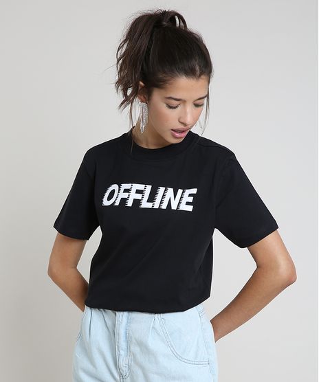 Blusa-Feminina--Offline--Manga-Curta-Decote-Redondo-Preta-9912933-Preto_1