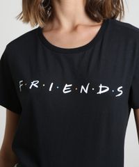 Pijama-Feminino-Friends-Estampado-Manga-Curta-Preto-9876301-Preto_3