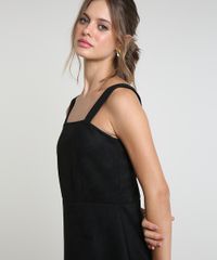 Vestido-Feminino-Curto-em-Suede-Alca-Media-Preto-9897711-Preto_4
