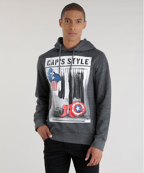Blusao-em-Moletom-Capitao-America-Cinza-Mescla-8484595-Cinza_Mescla_1