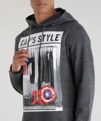 Blusao-em-Moletom-Capitao-America-Cinza-Mescla-8484595-Cinza_Mescla_4