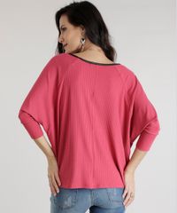 Blusa-Canelada-Ampla-Rosa-Escuro-8651690-Rosa_Escuro_2 Blusa-Canelada-Ampla-Rosa-Escuro-8651690-Rosa_Escuro_2