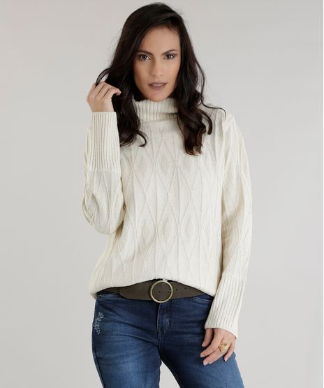 Sueter-em-Trico-com-Brilho-Bege-Claro-8473522-Bege_Claro_1