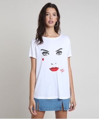 Blusa-Feminina-Arlequina-Manga-Curta-Decote-Redondo-Branca-9897590-Branco_1