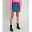Saia-Jeans-Feminina-Curta-com-Bolsos-e-Cinto-Azul-Medio-9887166-Azul_Medio_1