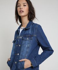 Jaqueta-Jeans-Feminina-com-Bolsos-Azul-Escuro-9859544-Azul_Escuro_4