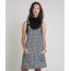 Salopete-Feminina-Estampada-Pied-de-Poule-com-Bolsos-e-Argolas-Preta-9890429-Preto_1
