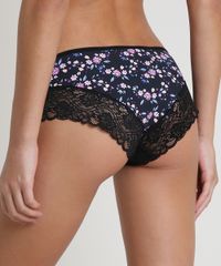 Calcinha-Calecon-Estampada-Floral-com-Renda-Preta-9907160-Preto_2
