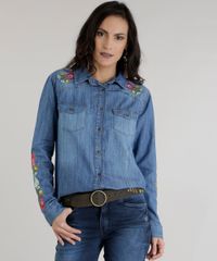 Camisa-Jeans-com-Bordados-Azul-Escuro-8614029-Azul_Escuro_1