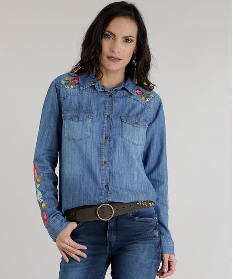 Camisa-Jeans-com-Bordados-Azul-Escuro-8614029-Azul_Escuro_1
