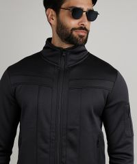 Jaqueta-Masculina-Slim-com-Recortes-e-Bolsos-Gola-Alta-Chumbo-9782699-Chumbo_4