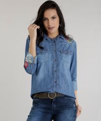 Camisa-Jeans-com-Bordados-Azul-Escuro-8614029-Azul_Escuro_5