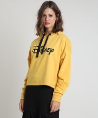 Blusao-Feminino-Disney-em-Moletom-Felpado-com-Capuz-Mostarda-9881512-Mostarda_1