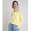 Sueter-Feminino-Basico-em-Trico-Decote-Redondo-Amarela-9325451-Amarelo_1