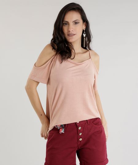 Blusa-Open-Shoulder-em-Suede-Rose-8651875-Rose_1 Blusa-Open-Shoulder-em-Suede-Rose-8651875-Rose_1