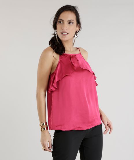 Regata-Acetinada-com-Babados-Rosa-Escuro-8546079-Rosa_Escuro_1
