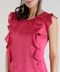 Regata-Acetinada-com-Babados-Rosa-Escuro-8545692-Rosa_Escuro_4 Regata-Acetinada-com-Babados-Rosa-Escuro-8545692-Rosa_Escuro_4