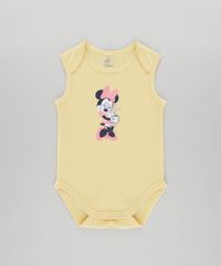 Body-Minnie-em-Algodao---Sustentavel-Amarelo-Claro-8485577-Amarelo_Claro_1