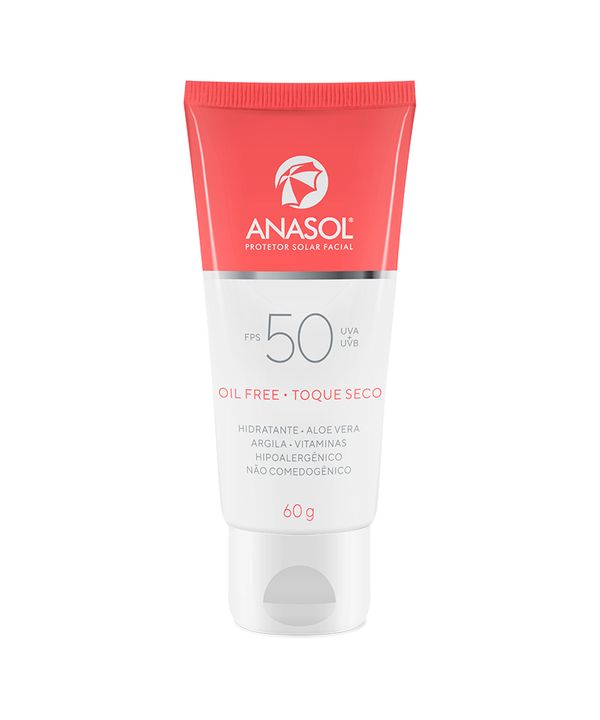 Anasol Protetor Solar Facial FPS 50 Único 60 G