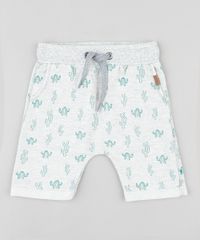 Bermuda-Infantil-Estampada-de-Cactos-em-Moletom-Cinza-Mescla-Claro-9729577-Cinza_Mescla_Claro_1