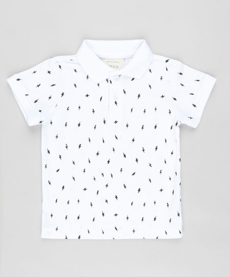 Polo-Infantil-em-Piquet-Estampado-de-Raios-Manga-Curta-Branca-9863352-Branco_1 Polo-Infantil-em-Piquet-Estampado-de-Raios-Manga-Curta-Branca-9863352-Branco_1