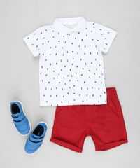 Polo-Infantil-em-Piquet-Estampado-de-Raios-Manga-Curta-Branca-9863352-Branco_3