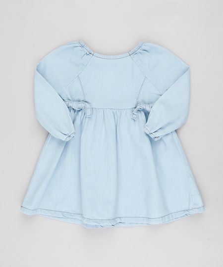 Vestido-Jeans-Infantil-com-Recortes-Manga-Longa-Azul-Claro-9894186-Azul_Claro_1