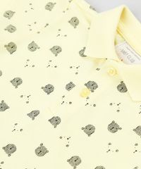 Polo-Infantil-em-Piquet-Estampado-de-Ursinho-Manga-Curta-Amarela-9863354-Amarelo_4