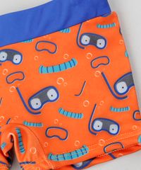 Sunga-Infantil-Boxer-Estampada-Mergulhador-com-Protecao-UV50--Laranja-9888621-Laranja_3