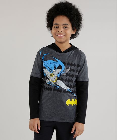 Camiseta-com-Capuz-Batman-Cinza-Mescla-Escuro-8618598-Cinza_Mescla_Escuro_1