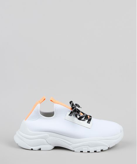 tenis chunky masculino branco