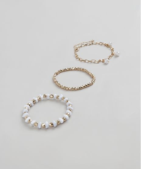 Kit-de-3-Pulseiras-Femininas-com-Pedraria-e-Micangas-Dourado-9860297-Dourado_1