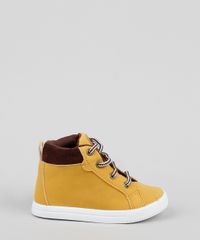Bota-Coturno-Infantil-Baby-Club-com-Recorte-em-Suede-Mostarda-9914117-Mostarda_2