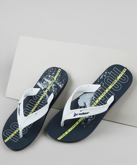 Chinelo-Masculino-Rider-Estampado-com-Vazado-Chumbo-9941719-Chumbo_1