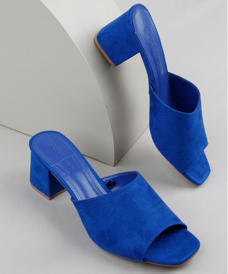 Tamanco-Feminino-Oneself-Salto-Quadrado-Medio-em-Suede-Azul-Escuro-9683922-Azul_Escuro_1