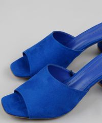 Tamanco-Feminino-Oneself-Salto-Quadrado-Medio-em-Suede-Azul-Escuro-9683922-Azul_Escuro_3