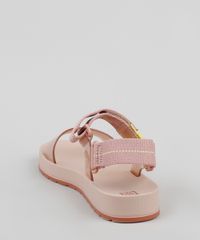 Papete-Feminina-Zaxy-Way-Transparente-com-Velcro-Rose-9941627-Rose_4